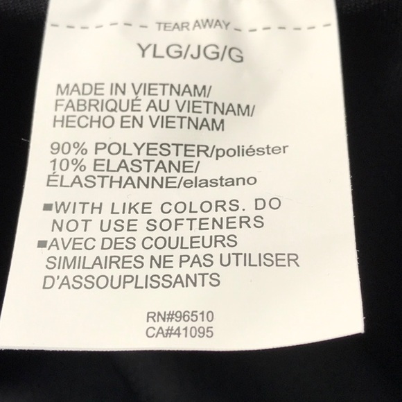 NWT UNDER ARMOUR GIRLS BLACK PANT/Leggins SZ YLG - Picture 6 of 6